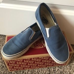 Blue Slip On Vans